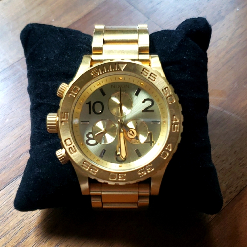 Nixon - 42-20 Chrono Watch - All Gold